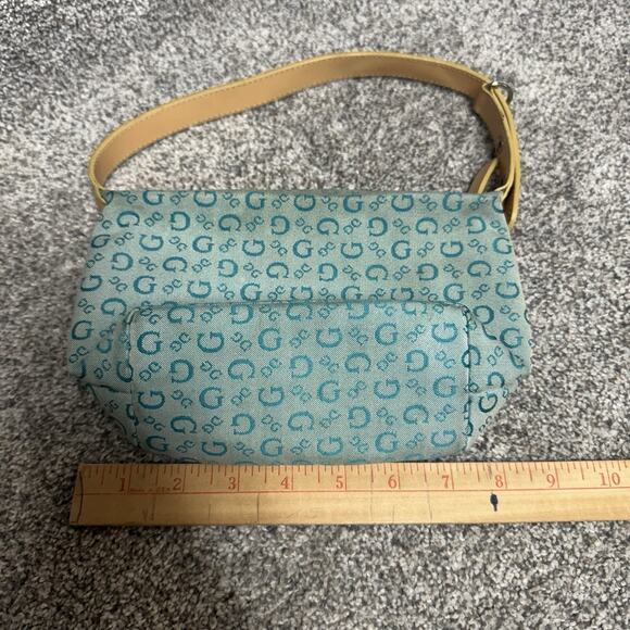Vintage Y2K Guess Baguette Purse Logo Preppy Coquette Retro Mini Shoulder Bag - Picture 12 of 14